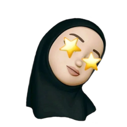 símbolo de expresión, memoji, chica, aimoji