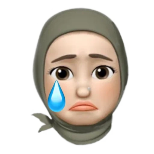 gambar emoji, memoji hijabe, muslim emoji, animoji memoji hijab
