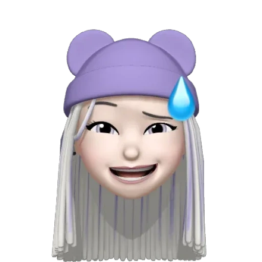 эмодзи, memoji, memoji рождество, мемоджи блондинка, aesthetic girl смайлик