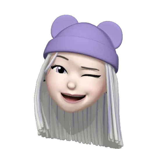 memoji, apple emoji, iphone emoji, memoji apple, эмоджи девочка шапке