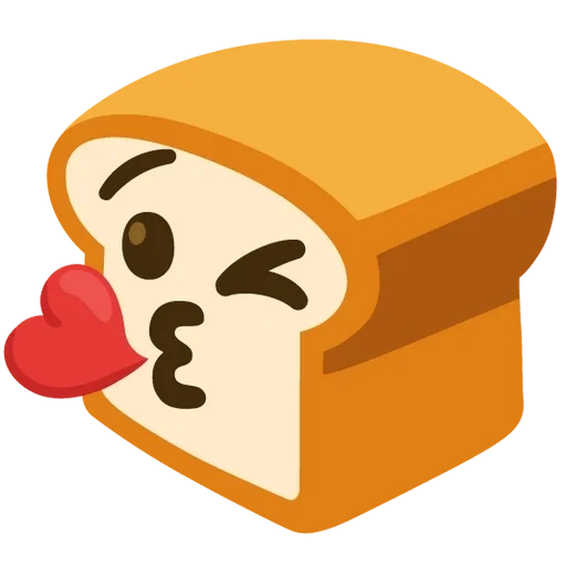 emoji, código qr, pão clipart, clipart de pão, woofycakes twitter