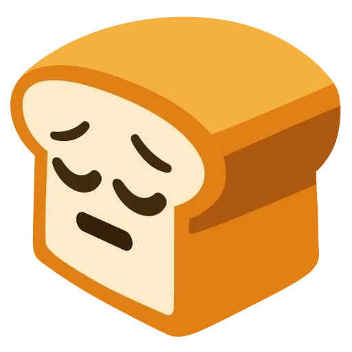 emoji, hieroglyphs, baker's bread, a piece of bread, emoji discord