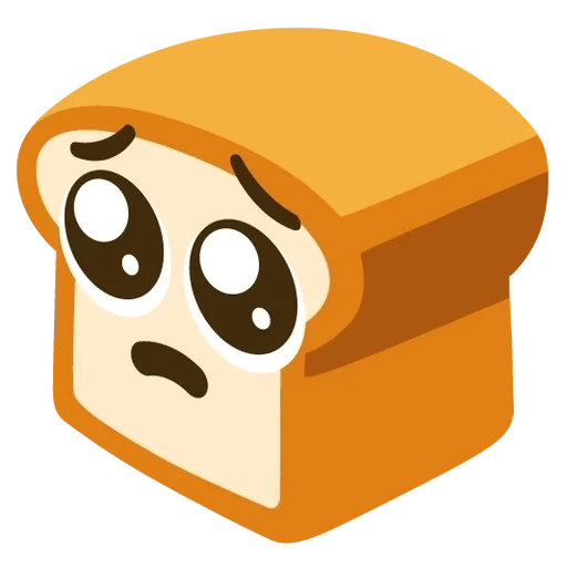pan de molde, anime, pan de molde, un pedazo de pan