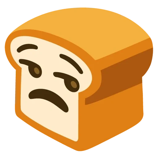 emoji, broma, un pedazo de pan, discordia emoji
