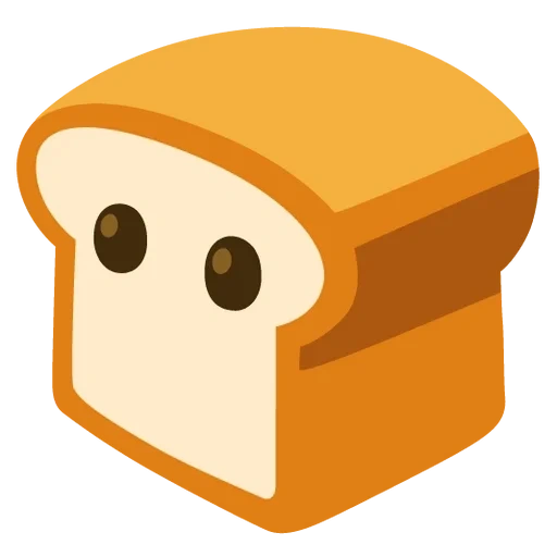 emoji, emojimix, emoji bread, toasty logo, clipart bread