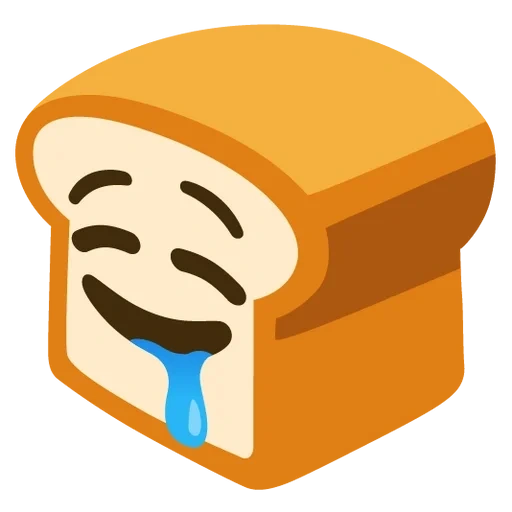 bread, joke, emoji, smiley, clipart bread
