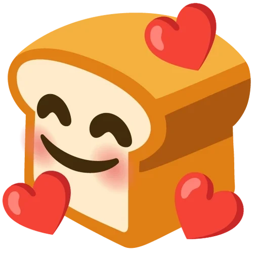 emoji, amor smilikik, juego de emojimix, pan con ojos