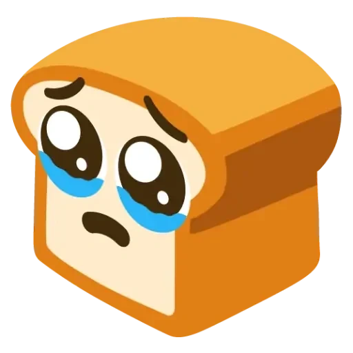 cheese, anime, emoji, cartoon bread, bread with eyes