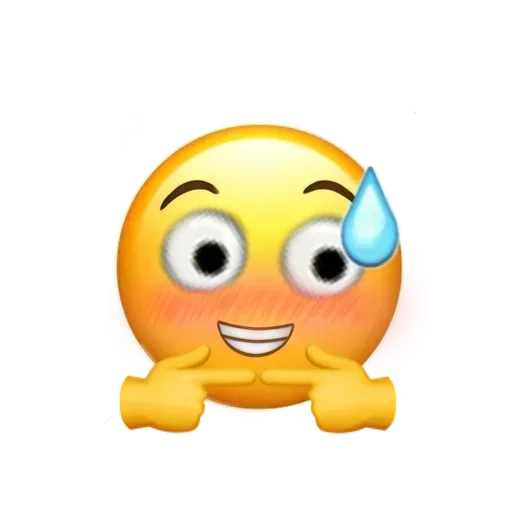 emoji, emoji, schüchterner emoji, süßes emoji