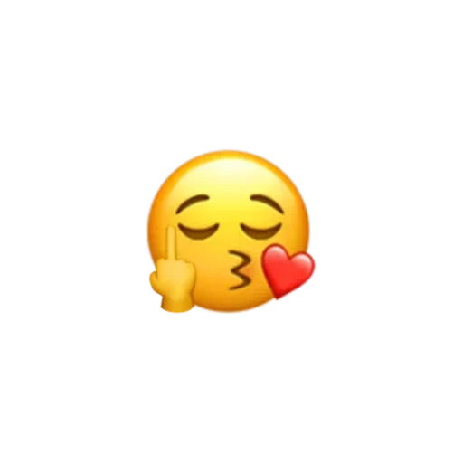 emoji, l'emoji è dolce, fischietto di emoji, bacio emoji, smiley vincendo un bacio