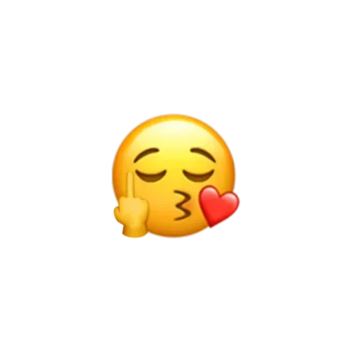 emoji, emoji is sweet, emoji whistle, kiss emoji, smiley winning a kiss