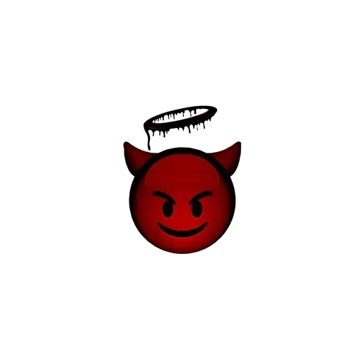 emoji devil, emoji devil, smileik devil, demon gd without a background, smile with horns vector