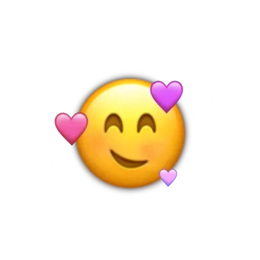 emoji, emoji, emoji sorri, smiley hearts, smiley com corações ao redor