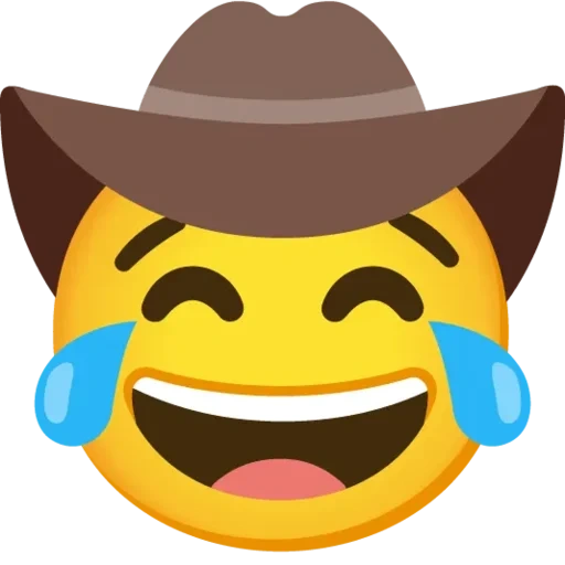 emoji, cara emoji, emoji vaquero, discordia emoji