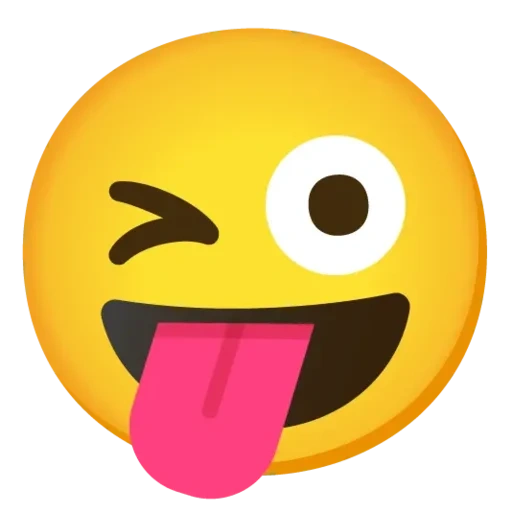 emoji, emoji, cara emoji, sonreír con una lengua, sonríe con una lengua atascada