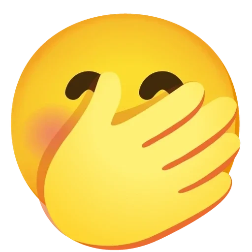 emoji, sob emoji, facial expression, emoji, a smiling face covers one's mouth