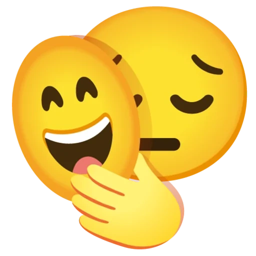 emoji, souriant, faux sourire, emoji bonjour, combo d'émoticônes