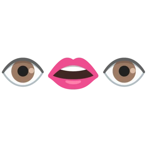 boca, símbolo de expressão, eyes emoji discord, lábio de fundo branco sorridente, charli damelio redbble logo