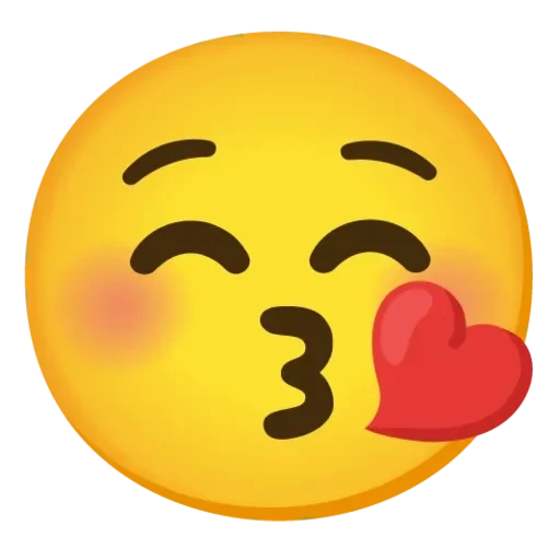 emoji, símbolo de expressão, tala, 7tv sorridente, sorriso beijo