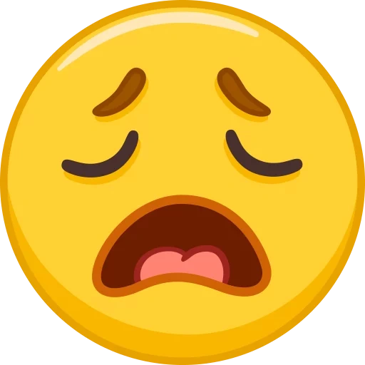 emoji, bouche emoji, face emoji, emoji fatigué, emoji triste