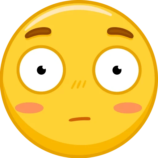 emoji, смайлы, эмоджи, смайлики, удивленный смайлик