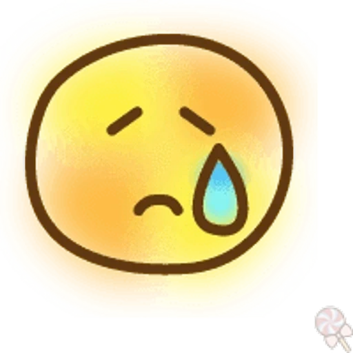 emoji, senyum sedih, kesedihan yang tersenyum, smiley sedih, emoji adalah kucing yang menangis