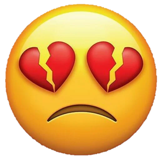 foto, emoji é um coração, emoji está triste, um coração partido smileik, smiley com o coração partido