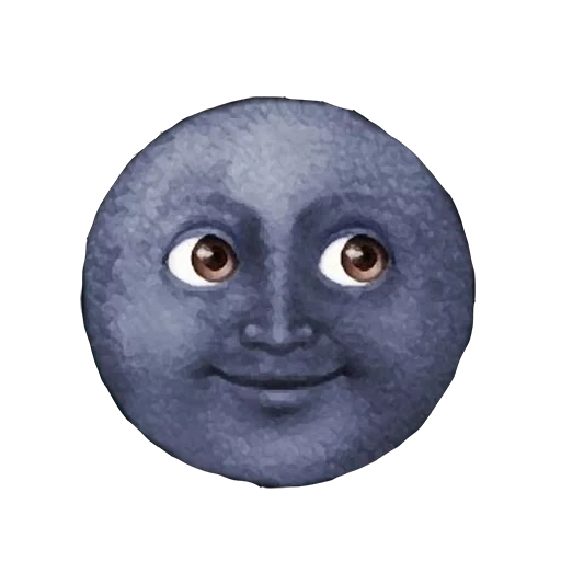 le visage de la lune, lune emoji, lune emoji, la lune noire, smilik moon