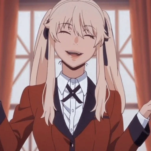 kakeguru anime, mary is crazy excitement, anime crazy excitement, crazy excitement saotoma, crazy excitement kakegurui