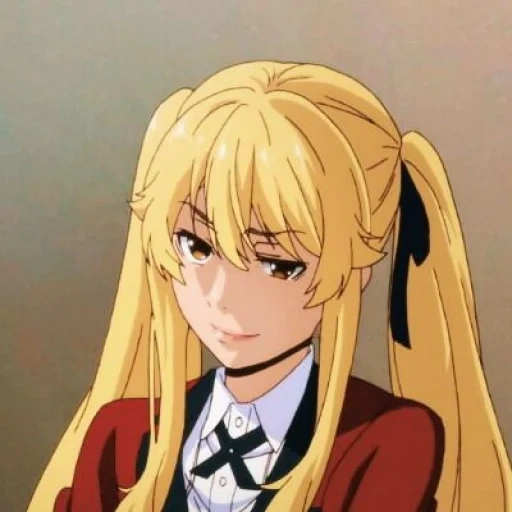 kakegurui, mary saotome, anime mädchen, meari saotome, anime charaktere