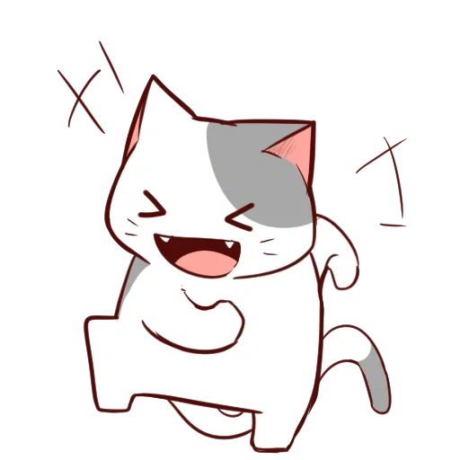 frown cat, kotik nyan, pus nyanagami, lovely anime cats