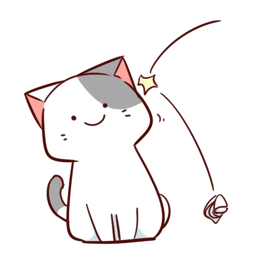 cat, kavay cats, kitty chibi kawaii, lovely anime cats, drawings of cute cats