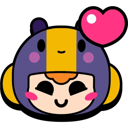 brawl stars, bravstas, sandy douglas, emblema bravl stars, pina penny braval stars