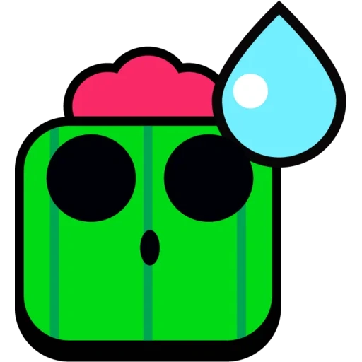 brawl stars, bravelstas, spike fighting star, sacchetto di emoticon di stella di cucitura, icona del cielo stellato di spike bravo