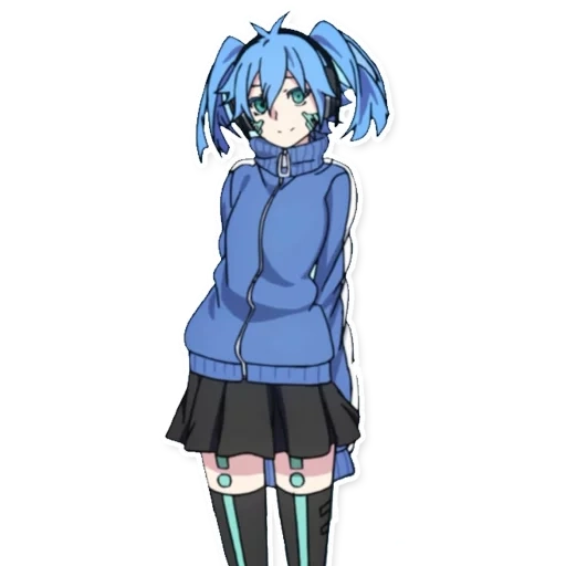 anime, ideas de anime, el anime es azul, chica anime, dibujos de anime