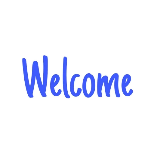 texte, logo, welcome, inscriptions, welcome word