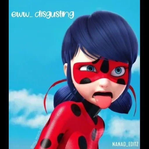 bug perempuan di pantat, lady bug super, cacing wanita kartun, lady bug super cat, bimilakulus mbak cacing