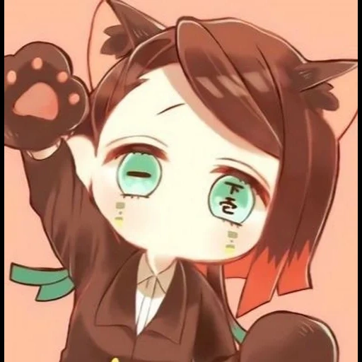 anime neko, anime mädchen, anime cute, anime charaktere, titan attackiert ellen innere medizin