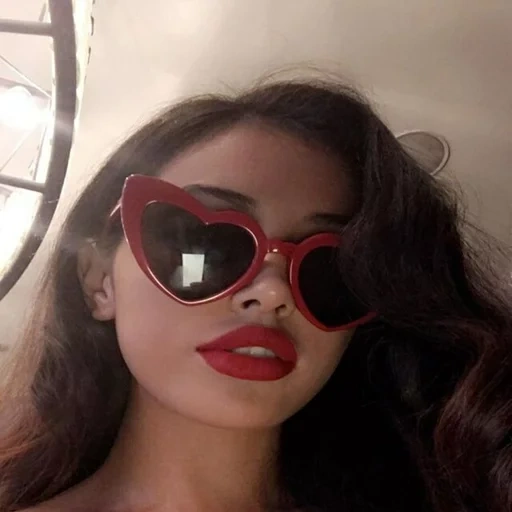 young woman, cindy kimberly, the woman is beautiful, sunglasses, cindy kimberly and glasses