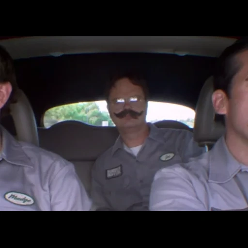 auto, human, service car, michael scott's car, the lid is cracked translation