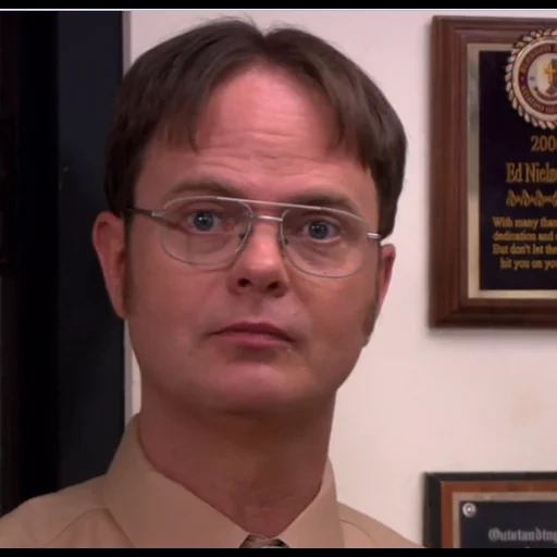 dwight, mensch, der männliche, regen wilson, dwight schrute