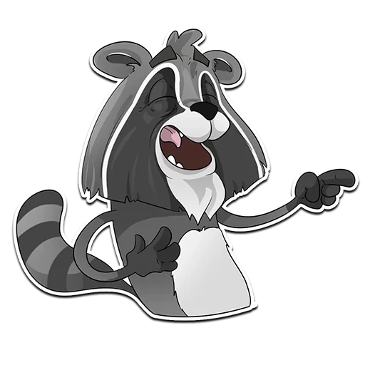 rakun, racot rocco, rakun adalah seorang ilmuwan, raccoon kartun, ilustrasi rakun