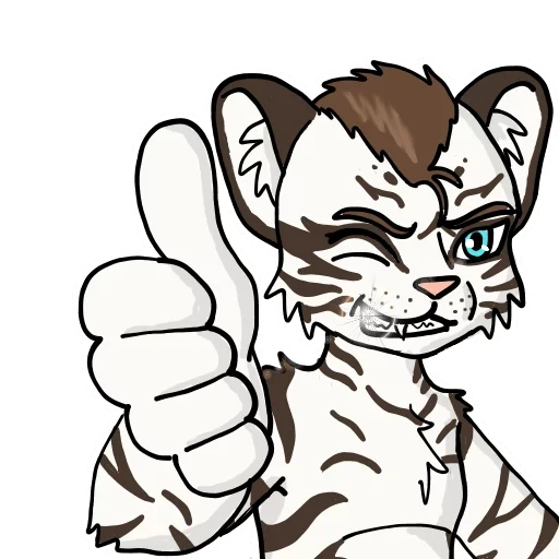 anime, harimau betina, tiger verville, anime bayi harimau, free white tiger