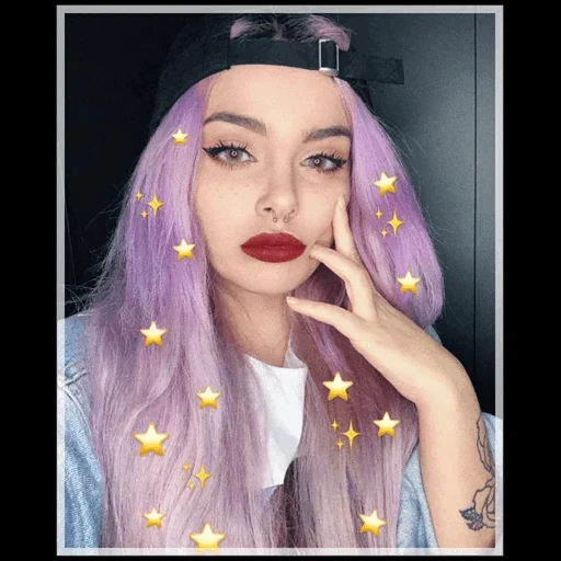 people, girl, girls are emotional, baby mabbi, lavender hair