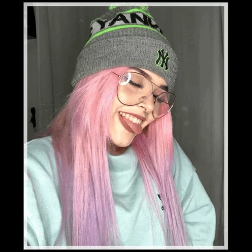 humano, jovem, ryoko asmr, archez bate, cabelo rosa brilhante