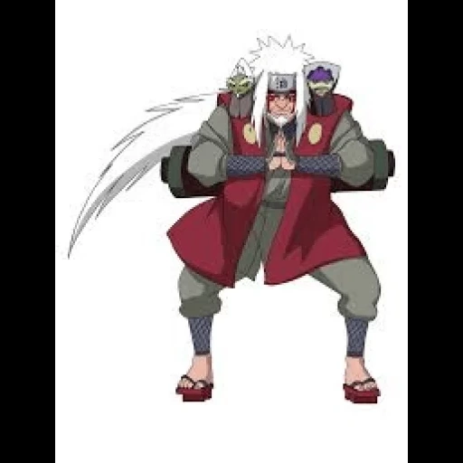 giraya, gilaya ambu, sekai ninja sen jiraiya, evoluzione del colore delle corna di giraia, giraya naruto altezza intera