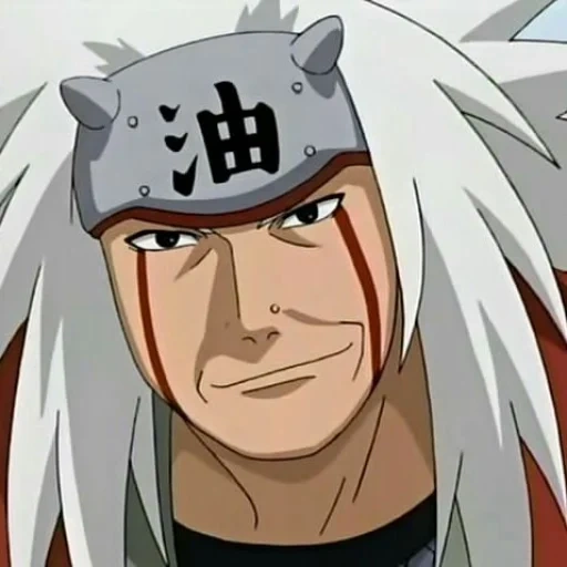 naruto, jiraiya, wajah jiraiya, jiraiya hokage, jiraiya naruto