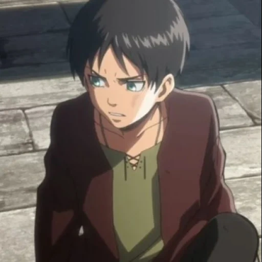 eren yeger, serangan titans, titans attack of titans, titani menyerang musim eren, eren yeger attack titanov musim 1