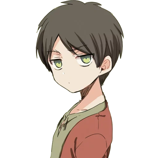 chibi eren, eren yeger, eren yeger chibi, eren yeger 19 jahre alt, eren yeger ist klein