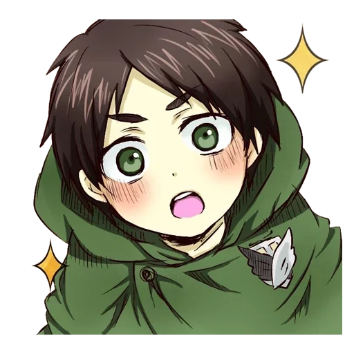 chibi eren, eren yeger, angriff der titanen, eren yeger chibi, eren angriff der titanen